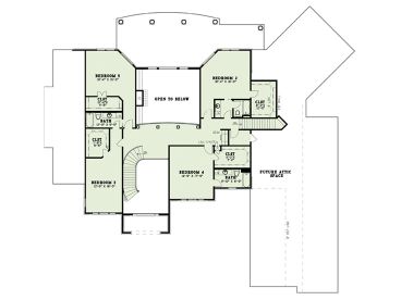 2nd Floor Plan, 025H-0242