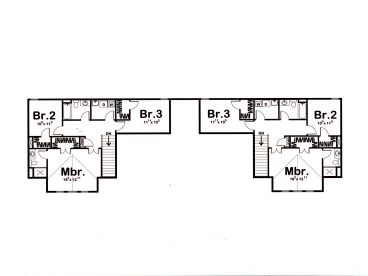 2nd Floor Plan, 050M-0004