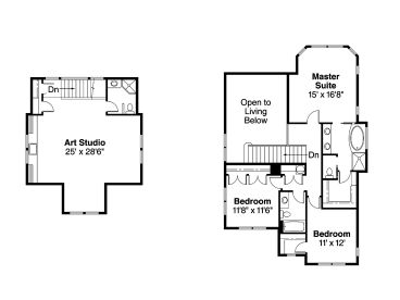 2nd Floor Plan, 051H-0126