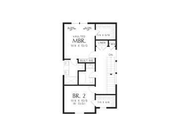 2nd Floor Plan, 034H-0490