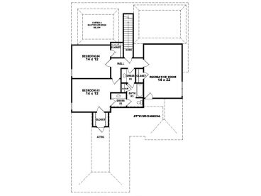 2nd Floor Plan, 006H-0092