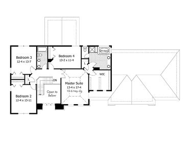 2nd Floor Plan, 023H-0032