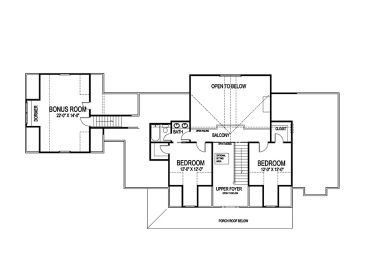 2nd Floor Plan, 058H-0048