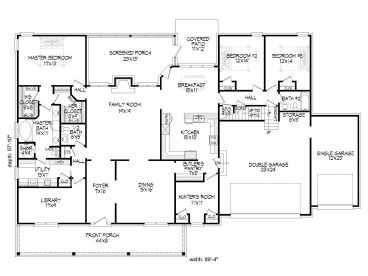 Floor Plan, 062H-0046