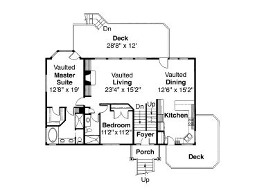 1st Floor Plan, 051H-0067