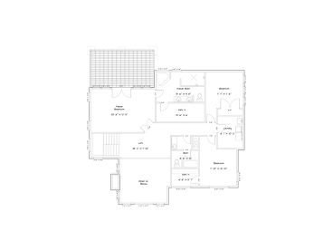 2nd Floor Plan, 065H-0057