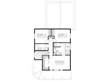 2nd Floor Plan, 026H-0108