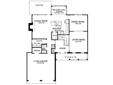 1st Floor Plan, 063H-0171