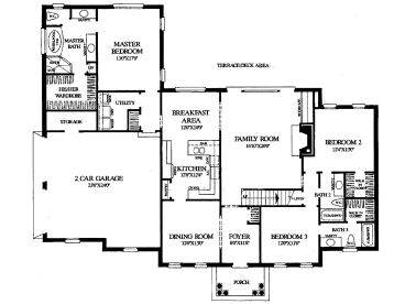 1st Floor Plan, 063H-0193