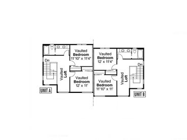 2nd Floor Plan, 051M-0038