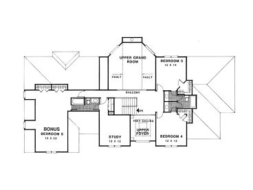 2nd Floor Plan, 007H-0099