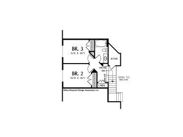 2nd Floor Plan, 034H-0018