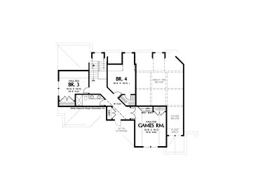 2nd Floor Plan, 034H-0212