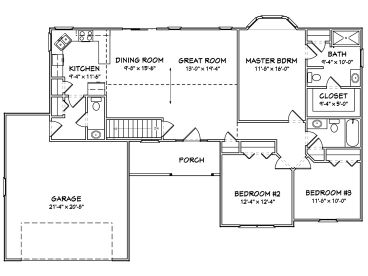 Floor Plan, 048H-0027