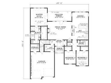 1st Floor Plan, 025H-0211