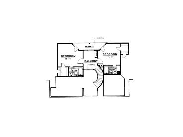2nd Floor Plan, 021H-0178