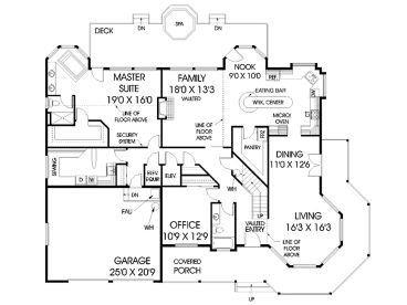 1st Floor Plan, 013H-0024