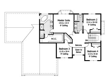 2nd Floor Plan, 023H-0103
