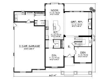 1st Floor Plan, 020H-0247