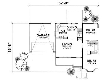Floor Plan, 016H-0012