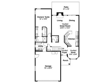 1st Floor Plan, 051H-0092
