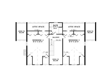 2nd Floor Plan, 025L-0027