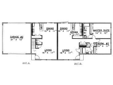 1st Floor Plan, 012M-0003