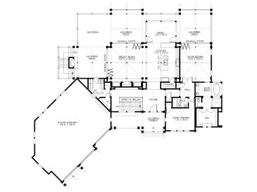 1st Floor Plan, 035H-0111