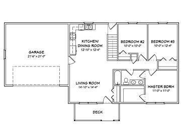Floor Plan, 048H-0016