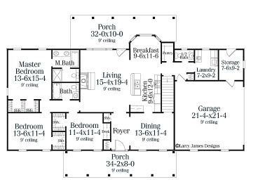 1st Floor Plan, 042H-0007