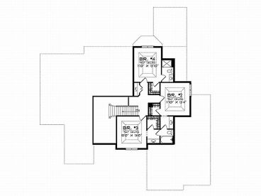 2nd Floor Plan, 020H-0061