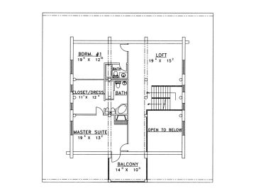 2nd Floor Plan, 012L-0064