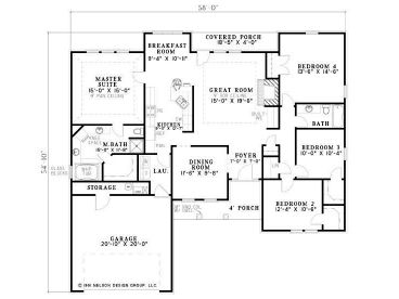 Floor Plan, 025H-0037