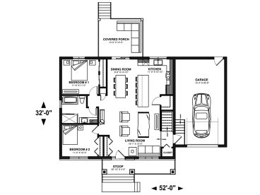 Floor Plan, 027H-0545