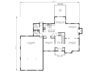 1st Floor Plan, 068H-0026