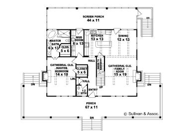 1st Floor Plan, 006H-0054