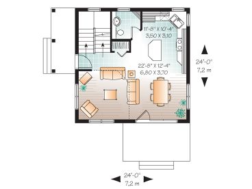 1st Floor Plan, 027H-0394