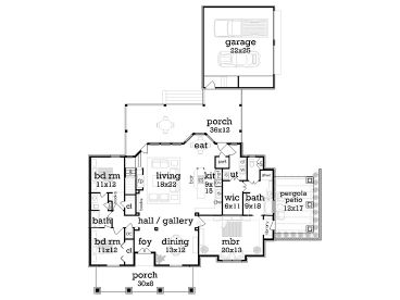 1st Floor Plan, 021H-0246