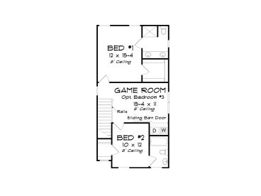 2nd Floor Plan, 059H-0228