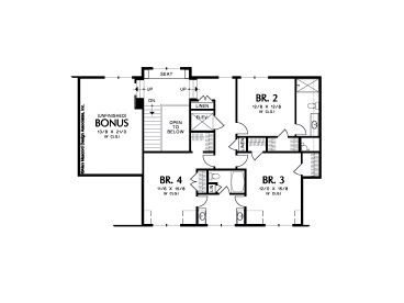 2nd Floor Plan, 034H-0145