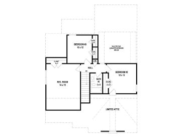 2nd Floor Plan, 006H-0171