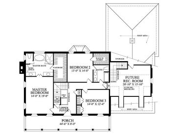 2nd Floor Plan, 001H-0116