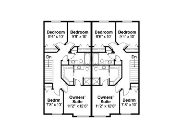 2nd Floor Plan, 051M-0016