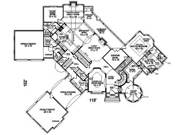 1st Floor Plan, 006H-0138