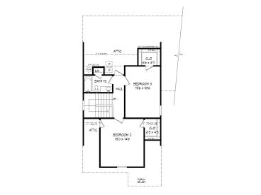 2nd Floor Plan, 062H-0023