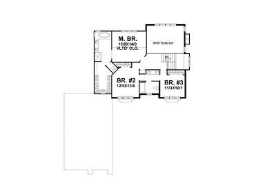 2nd Floor Plan, 016H-0025