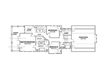 2nd Floor Plan, 058H-0057