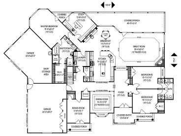 1st Floor Plan, 044H-0053