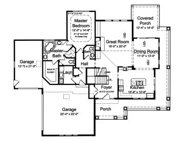 1st Floor Plan, 046H-0008