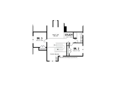 2nd Floor Plan, 034H-0057